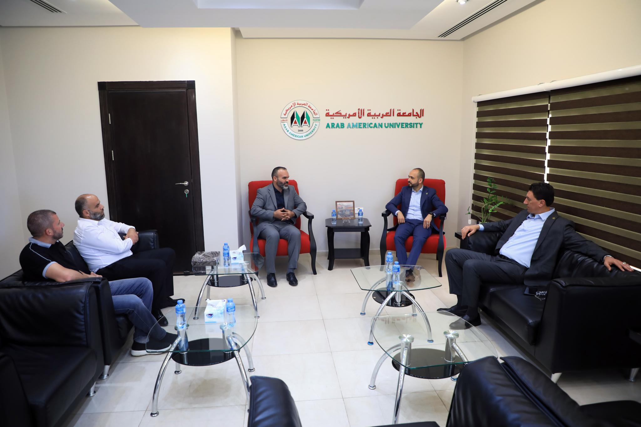 The Arab American University Receives a Delegation from the Municipality of Sinjil
