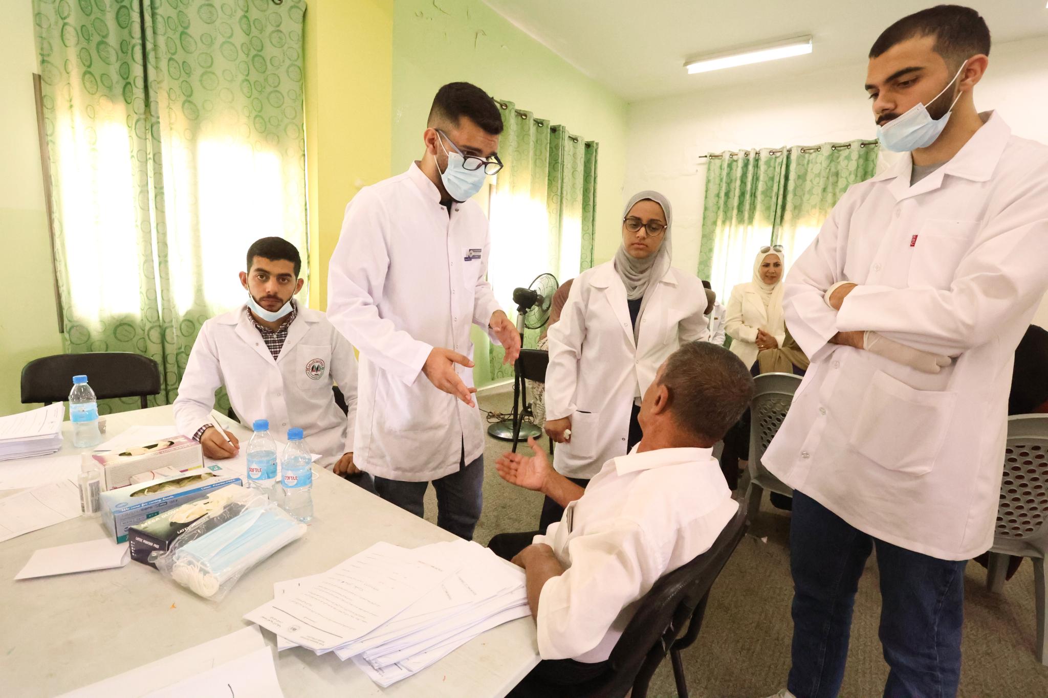 The Arab American University Holds a Medical Day in the Apartheid Wall Adjacent Villages