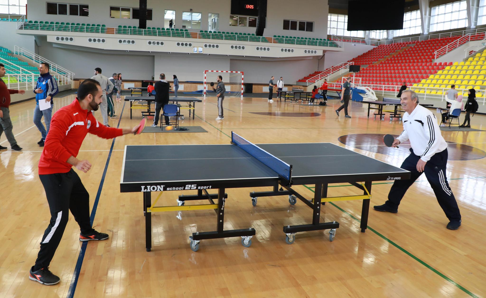 Photos of The Table Tennis Championship for university employees 