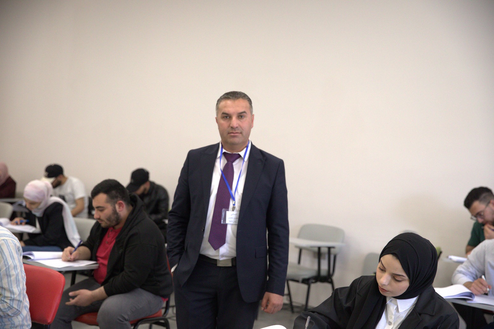 AAUP Hosts the President and Members of the Bar Association on the Sidelines of Holding the Legal Practice Exam on its Campus in Ramallah