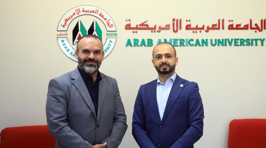 The Arab American University Receives a Delegation from the Municipality of Sinjil