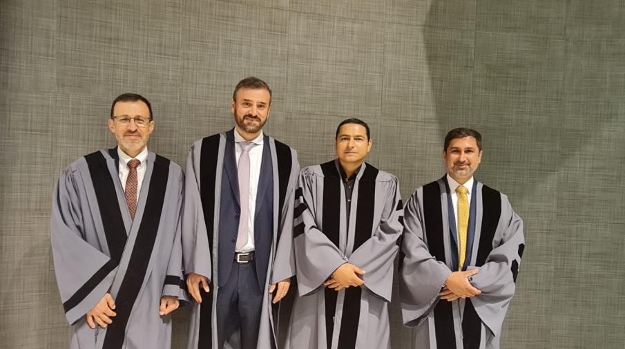 The First Graduates from the Master in Data Sciences and Business Analytics Defend their Thesis