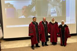 Defense of a Ph.D. Dissertation by Researcher Amal Mashal in the Educational Administration Program