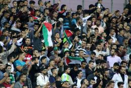 مباراة المنتخب الوطني الفلسطيني والمنتخب المالديفي على ستاد الجامعة العربية الامريكية الدولي