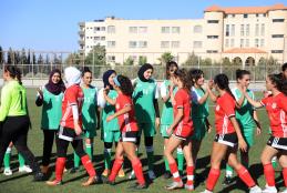 A Match Between the University’s Team and the Team of the Palestinian Community in USA